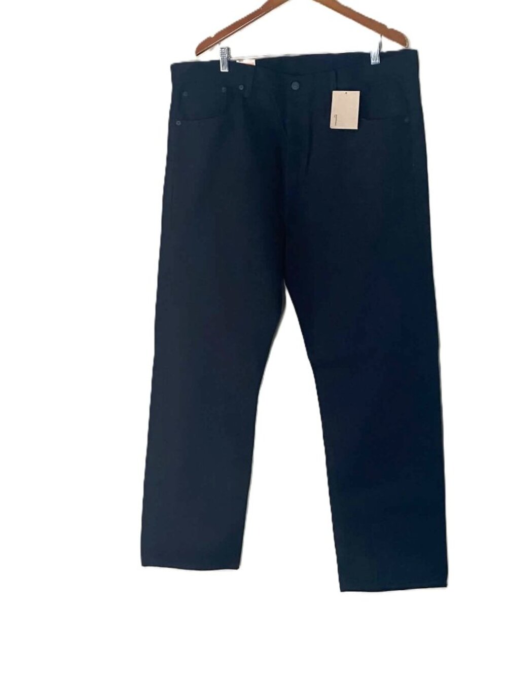 Levi's 501XX Original Shrink To Fit Jeans Men's 40x32 Black Rigid Button Fly NWT